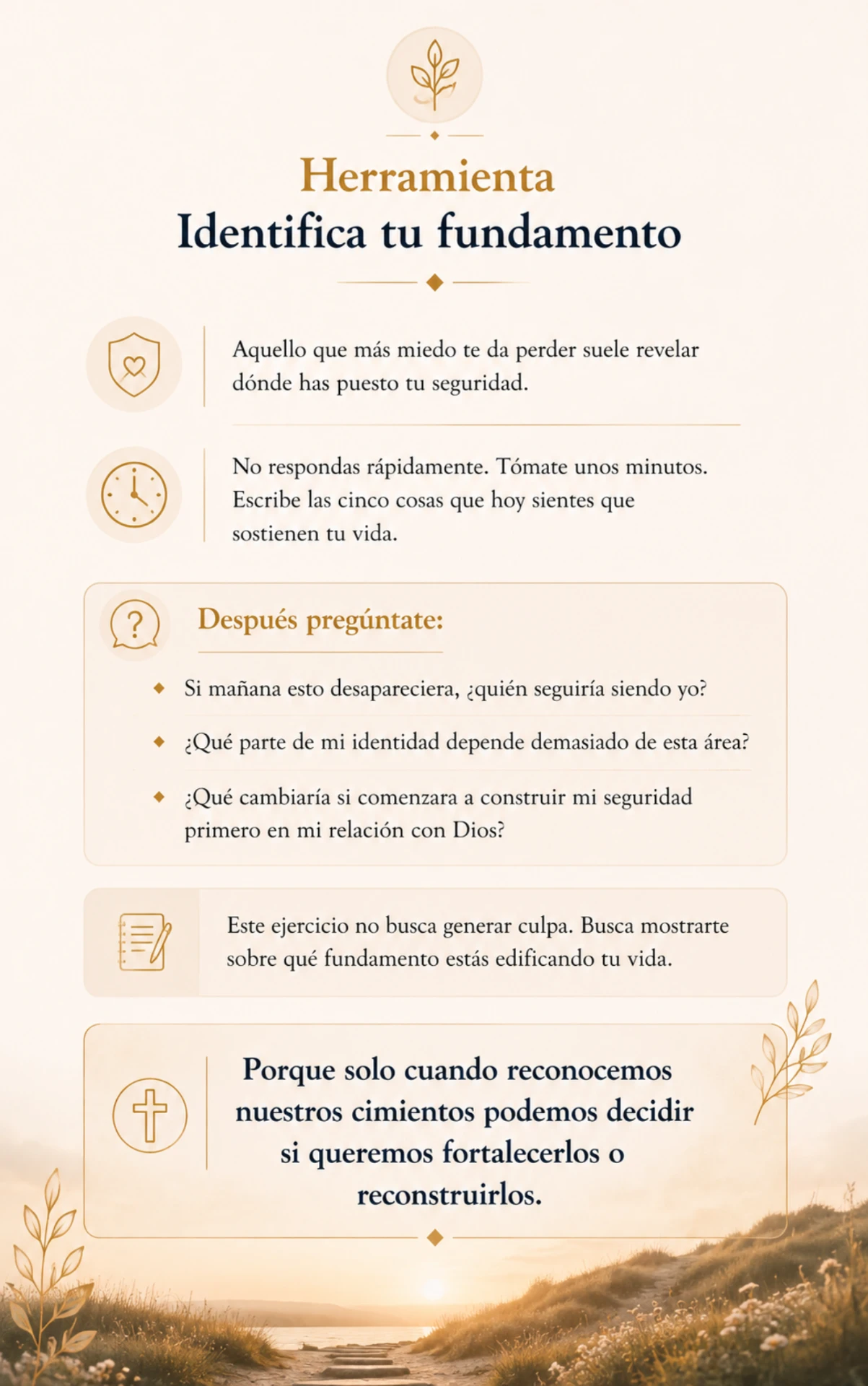 Identifica tu fundamento